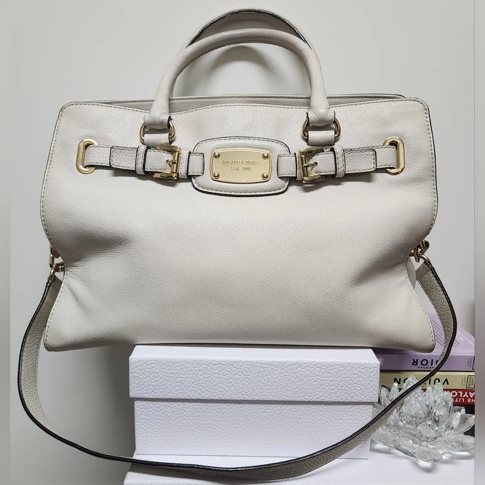 Michael Kors Leather Satchel - Picture 4 of 16